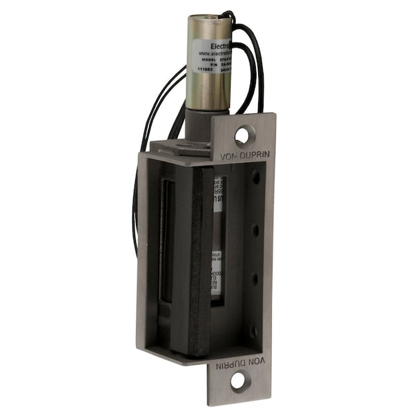 Grade 1 Electric Strike, Fail Safe Electrically Locked 12 VDC, 4-7/8-in x 1-1/4-in Faceplate, For